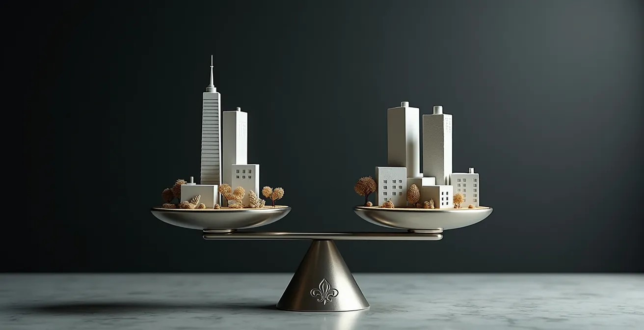 Analyse comparative des coûts de gestion immobilière interne versus externe